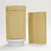 Bolsas autosellables de colores con recubrimiento de aluminio para café, té y snacks, con ventanas transparentes, diseño de base plana y cierres de cremallera, adecuadas para impresión de lotes pequeños