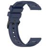 Para Huawei Watch GT5 46mm Watch GT4 Pulseira de Silicone Listrada Vertical Estrada Cor Sólida Preenchimento de Óleo Duas Cores