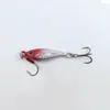 Isca Colorida de Chapa de Ferro Galvanizada com Três Anzóis para Pesca em Mar, Adequada para Robalo e Cavala