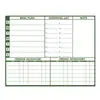 Pizarra magnética mensual transfronteriza, pegatina para nevera, bloc de notas de calendario borrable, impermeable, disponible en varios tamaños y personalizable