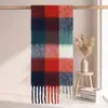 Comércio Transfronteiriço|Cachecol Xadrez de Imitação de Mohair de Alta Qualidade|Xadrez de Acrílico Quente para Outono e Inverno|Suporta Personalização de Logo