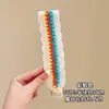 Franja Adesiva Infantil Adesivo de Cabelo de Bebê Tricotado Não Machuca o Cabelo da Menina Adesivo Mágico Alargado Faixa de Cabeça para Menina Artefato de Acabamento de Cabelo de Bebê
