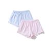 Jd212-25 Estilo Coreano Cintura Alta Cintura Elástica Cordón Rayas de Encaje Pantalones Cortos Casuales Pantalones para Casa