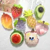 Fruta Transparente Simulada Pegamento de Crema Colorido Colgante Hecho a Mano Accesorios para Joyería DIY Taza de Agua Funda para Teléfono Parche de Resina
