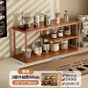 Prateleira de armazenamento para mesa de trabalho xícara de café xícara de chá conjunto de chá mesa casa copo de água armazenamento organizador simples de várias camadas pequena prateleira