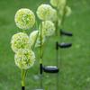 Lámpara de césped con enchufe de tierra Diente de león Solar LED Luces de colores Exterior Patio Hortensia Decoración Festiva Navideña Cadena de Luces