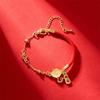 Pulsera Año de la Serpiente de 25 Años Nuevo Estilo Chino Marea Nacional Cuerda Roja Pulsera con Cuentas Zodiaco Serpiente Marea Pulsera Benmingnian Mujeres Venta al por Mayor