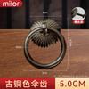 Puxador Anel de Puxar em Cobre Puro Estilo Antigo Chinês Furo Único Simples Puxador de Cobre Porta de Armário Gaveta de Armário Anel de Puxar Todo em Cobre Puxador Retrô