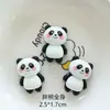 Panda Rojo de Dibujos Animados Resina DIY Accesorios para Joyería Funda para Teléfono Móvil Colgante para Zapato con Agujero Parche Pasador de Pelo Material para Accesorios del Cabello