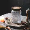 Frasco Sellado de Vidrio Repujado Flor de Begonia Antiguo Frasco de Almacenamiento de Grado Alimenticio Frasco de Vidrio para Alimentos Retro Se Puede Personalizar