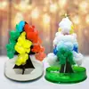 Árbol de Navidad Mini Mágico Árbol de Papel Floración DIY Riego Crecimiento Árbol de Cristal Decoración Creativa Hecha a Mano Regalo Juguete