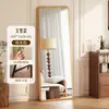Espejo de cuerpo entero de segunda mano, Espejo de suelo a techo, Espejo de lujo de alta gama accesible para el hogar, Espejo de pared para vestidor, Espejo simple de tocador para habitación de niñas