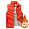 Chaleco de borrego otoño e invierno para hombre cuello alto chaqueta acolchada de algodón chaleco talla grande coreano con forro polar cálido abrigo fabricantes
