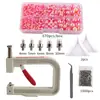 Máquina Manual de Clavar Perlas Juego de Clavado de Garra Hueca para Perlas Accesorios Portátiles de Presión Manual para Perforación de Perlas DIY