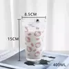 Venda Direta da Fábrica Copo de Água Ketty Girl, Copo de Água de Vidro Simples e Fofo na Moda, Copo de Água Moderno para Escritório