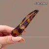 Pinza de Pato sin Costuras para Lavado de Cara y Maquillaje, Pinza para el Cabello con Estampado de Leopardo, Pinza Lateral para Flequillo, Pinza para la Frente, Pasador para Mujeres