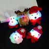 Decoraciones navideñas adultos y niños disfrazarse diadema luminosa navideña diadema luminosa diadema de asta sombrero de Navidad