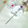 Fornecido Diretamente da Fonte, Coroa de Diamante em Forma de Coração de Princesa, Varinha Mágica, Conjunto de Adereço de Cabeça Europeu de Fada Cristal com Pedras Preciosas