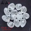 Piedras Trituradas de Cristal Natural Cristal Blanco Piedras Pequeñas Transparentes Piedras Desmagnetizadoras Maceta Paisajismo Piedras de Fondo para Acuario Ofrendas a Buda Adornos