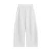Nini estilo igual calça esportiva azul calça de moletom feminina design de primavera e outono senso de design solta com caimento perna reta perna larga calça casual