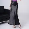 Falda de satén estilo sirena, corte ajustado, adecuada para ir al trabajo, de longitud media, nueva moda otoño 2026, elegante falda francesa de luz de luna