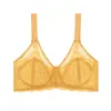 Sutiã Feminino Grande Tamanho Transfronteiriço, Ajustável para Seios Grandes, Pequeno e Fino, Aro de Aço com Memória, Renda Sexy Retratora de Seios