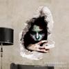 Horror transfronteiriço Halloween 3D pintura decorativa tridimensional quarto sala de estar truque realista feminino fantasma adesivos de parede explosões eBay