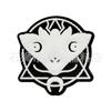 Pajita PET de paja estilo gótico pajita espiral caricatura horror parche adhesivo grado alimenticio codo accesorios decorativos