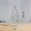 Vaso de Vidrio de Sodio-Calcio Transfronterizo al por Mayor Estilo Nórdico de Boca Pequeña de Alto Valor Colorido Contenedor para Decoración del Hogar