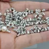 Almohadilla de Silicona con Patrón para Clip de Oreja Clip de Resorte Almohadilla para Oreja Arete de Presión Tapón de Oreja de Bala Metálica Joyería Pe Bolsa con Cierre de Cremallera Mayoreo