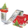 Caja de regalo sorpresa de dinero para árbol de Navidad, caja de regalo de efectivo extraíble, caja de regalo para empaque de fiesta de Navidad