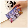 Nuevo Monedero de Gatito Dibujo de Gatito Cartera Delgada para Estudiante Moda Japonesa y Coreana Bolso Personalizado para Llaves Bolso Cuadrado Pequeño