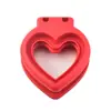 Molde de Sanduíche de Aço Inoxidável Transfronteiriço Selagem de Borda Molde de Pão de Bolso Doméstico DIY Molde de Torrada Molde de Biscoito para Assar
