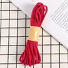 Stock Listo del Fabricante 3mm* 5m Hilo de Algodón de Colores Hilo para Tejer Cuerda Hecha a Mano DIY Tapiz Bohemio Cinta Tejida