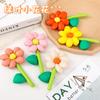 Accesorios de joyería de flores diy al por mayor tela lindo color tulipán broche accesorios de ropa para niños de alta gama exquisitos