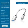 Cabo Adaptador Otg Tipo-C para USB Conversor Cabo de Dados para Carregamento de Celular Adaptador Cabo de Conexão para Pen Drive USB