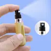 Botella de Relleno Directo para Perfume de 5 ml con Fondo de Grano de Madera, Botella de Spray de Muestra Portátil para Viaje Rellenable