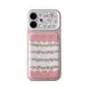 Pastoral Invernal Rosa Cálido Estrellas de Fresa Aplicable para Funda de Teléfono Apple 18promax 16Pro Femenina 15/14