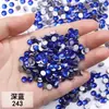 Rhinestones Redondos de Espalda Plana Más Vendidos 1440 Piezas Rhinestones de Cristal Vidrio Accesorios para Manualidades Ropa Funda de Teléfono Rhinestone al por Mayor
