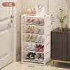 Zapatero estante de almacenamiento multicapa para el hogar simple entrada interior dormitorio espacio de alquiler ahorro de espacio apartamento pequeño zapatero