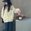Ropa de Abrigo para Niñas 2026 Primavera y Otoño Nuevo Estilo Ropa Infantil Casual Estilo Deportivo Sudadera con Capucha Cárdigan Holgado Ropa Infantil Superior