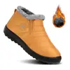 Zapatos de Algodón para Parejas, Zapatos de Mujer de Talla Grande, Botas de Nieve Transfronterizas a Prueba de Frío, Botines Cortos Gruesos de Terciopelo, Botas de Algodón de Corte Bajo Cálidas y de Suela Blanda