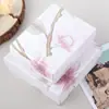 Caja de Joyas Caja de Regalo para Pendientes Nuevo Estilo Chino Atmosférico Tapa Cielo y Tierra Bordado Imitado Caja de Joyas para Pendientes