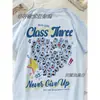 Camiseta Uniforme de Graduación Firma Pintada a Mano Guardería Manga Corta Regalo Conmemorativo Estudiantes de Secundaria DIY Autorretrato Personalización