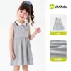 Saias Infantis Familia Dudu Vestidos de Outono para Meninas Saias de Princesa Estilosas para Bebês Roupas Doces para Meninas Roupas Infantis Modernas