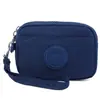 Venta Directa de Fábrica Comercio Exterior Monedero Estilo Nuevo Simple Dos Cremalleras Impermeable Transfronterizo Portátil Nylon Monedero al por Mayor
