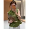 Venda Direta do Fabricante: Nova Camisa Jacquard Elegante Sem Mangas Estilo Chinês para Mulheres, Verão 2026, Blusa Luxuosa Retro com Botões Diagonais