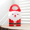 Lindo Embalaje de Regalo de Nochebuena Rojo Caja de Color en stock Embalaje de Regalo Bolsa de Papel de Mano de Santa Claus