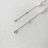 Collar de Alta Gama Plata S925 Gypsophila Perla Shijia Redondo Perfecto Luz Brillante Femenino Lujo Accesible Diseño Nicho Cadena Clavícula