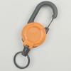 Mochila de cuerda de alambre de acero Luya con hebilla telescópica, accesorios de pesca al aire libre, cuerda de mano antipérdida, hebilla de fácil extracción, hebilla para colgar llaves de mochila